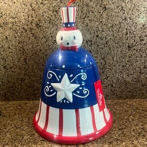 Johanna Parker Fourth Of July Liberty Bell Patriotic Canister